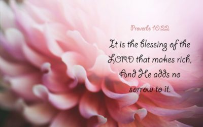 Proverbs 10:22