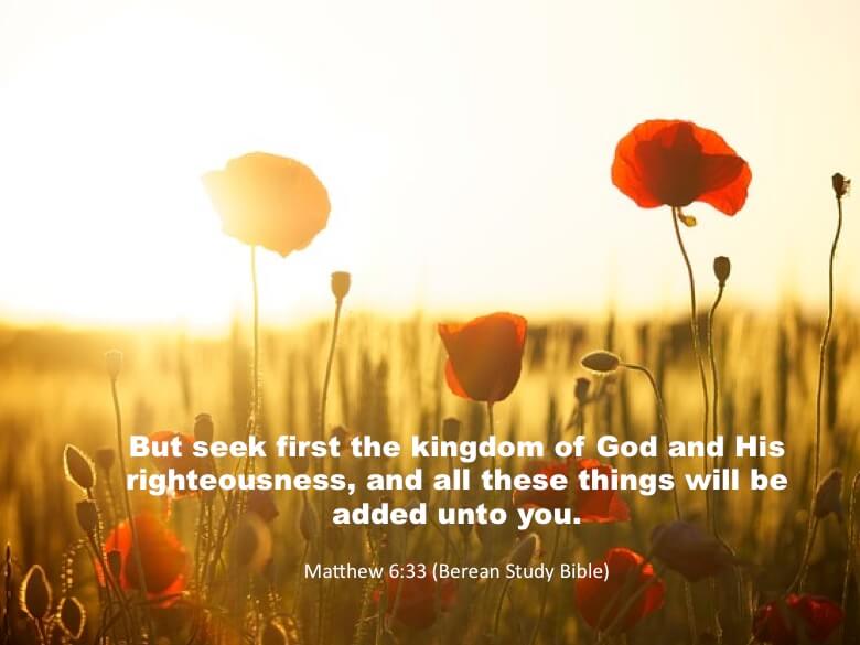 MOHANI GIFT JEWELRY Matthew 6:33 Stretch Bracelet But seek ye first the kingdom of God.